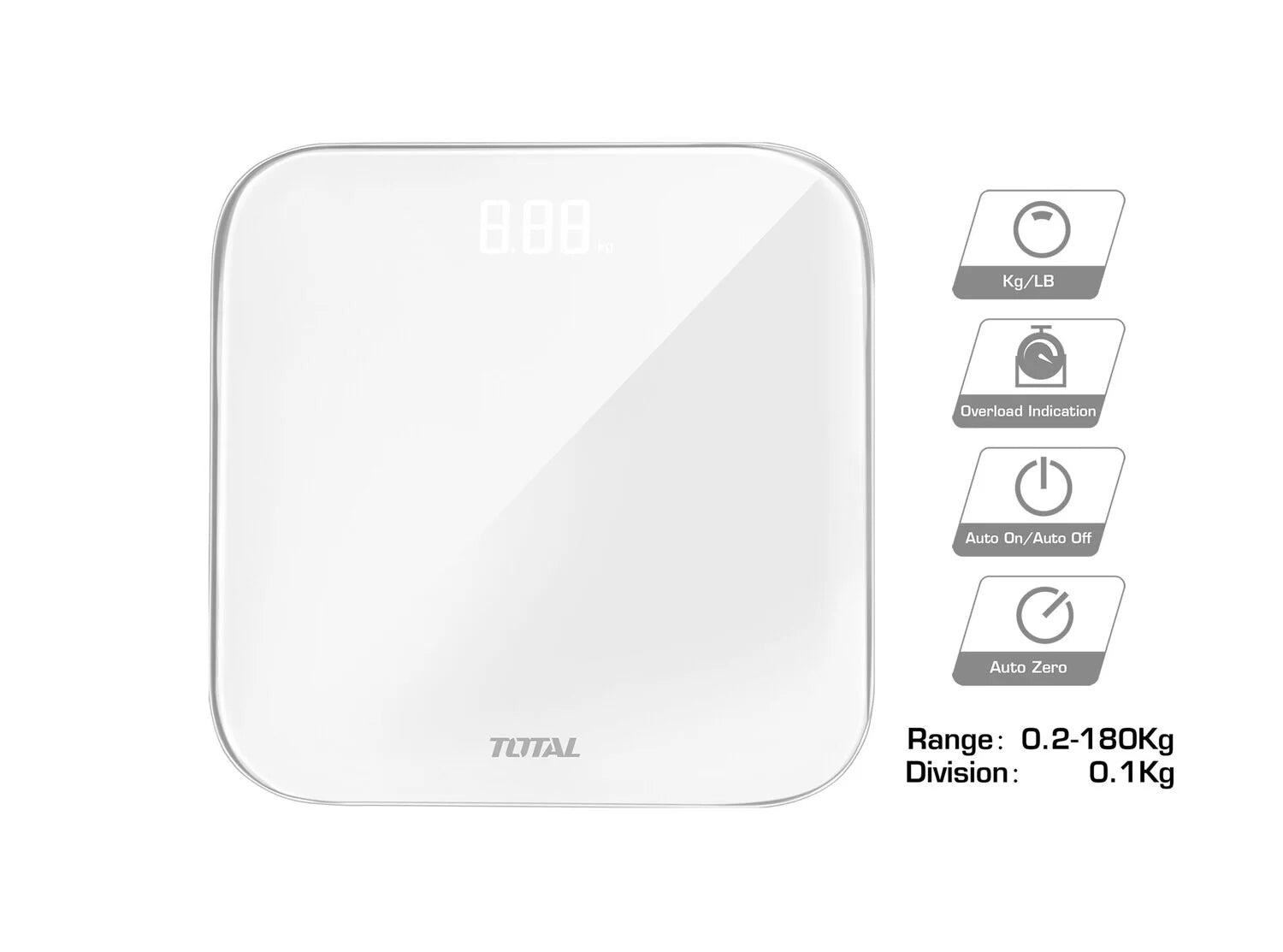 TOTAL ELECTRONIC SCALE 300Kg (TESA33001)