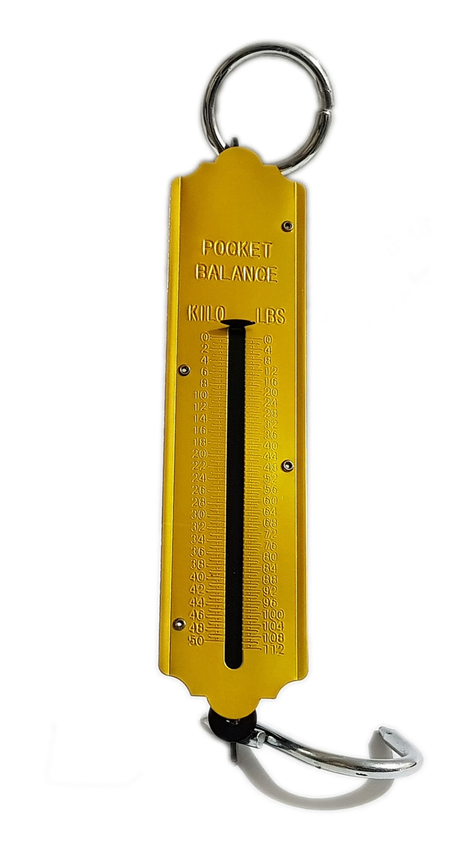 Hanging weight clearance scale