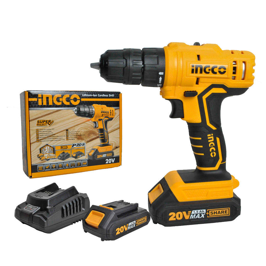 Ingco cordless deals drill 20v