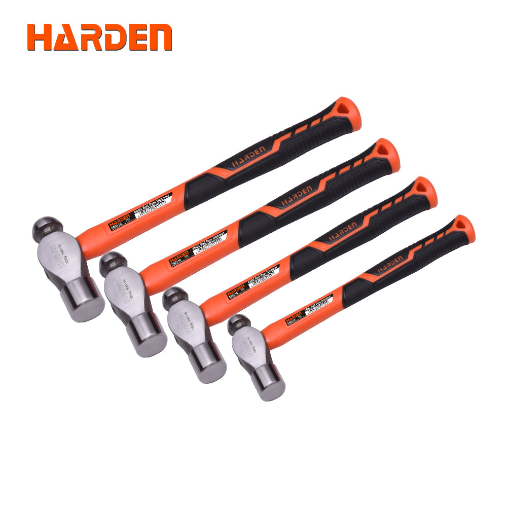 Harden Ball Pein Hammer with Fiberglass Handle 0.45kg