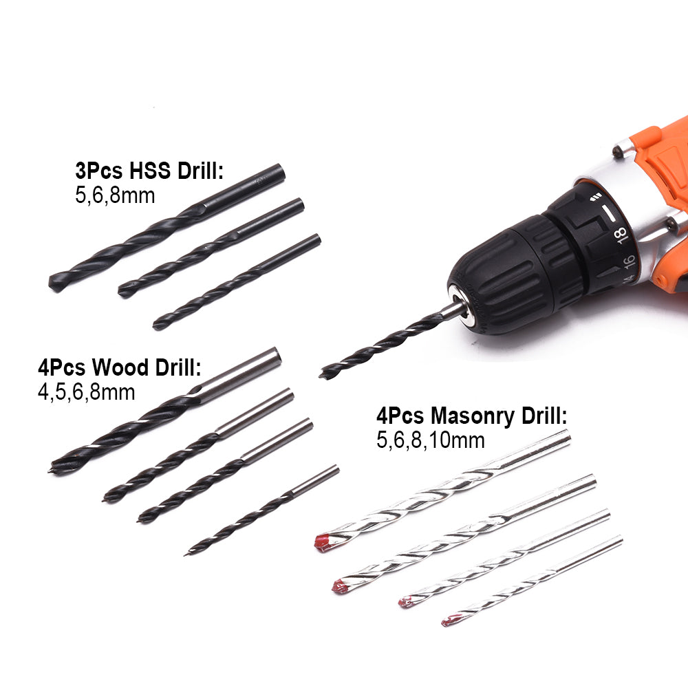 Harden 36pcs Multi-functional Impact Drill Set