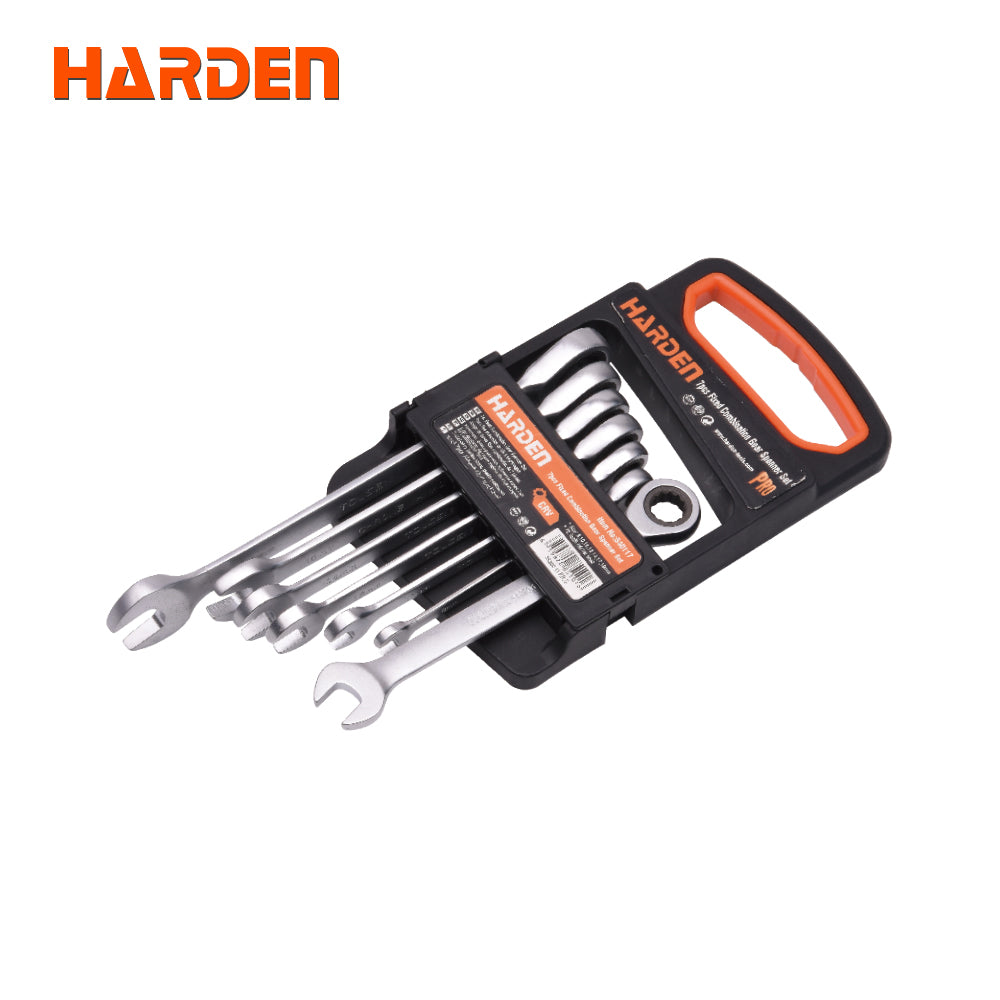 Harden 7pcs Fixed combination gear spanner set