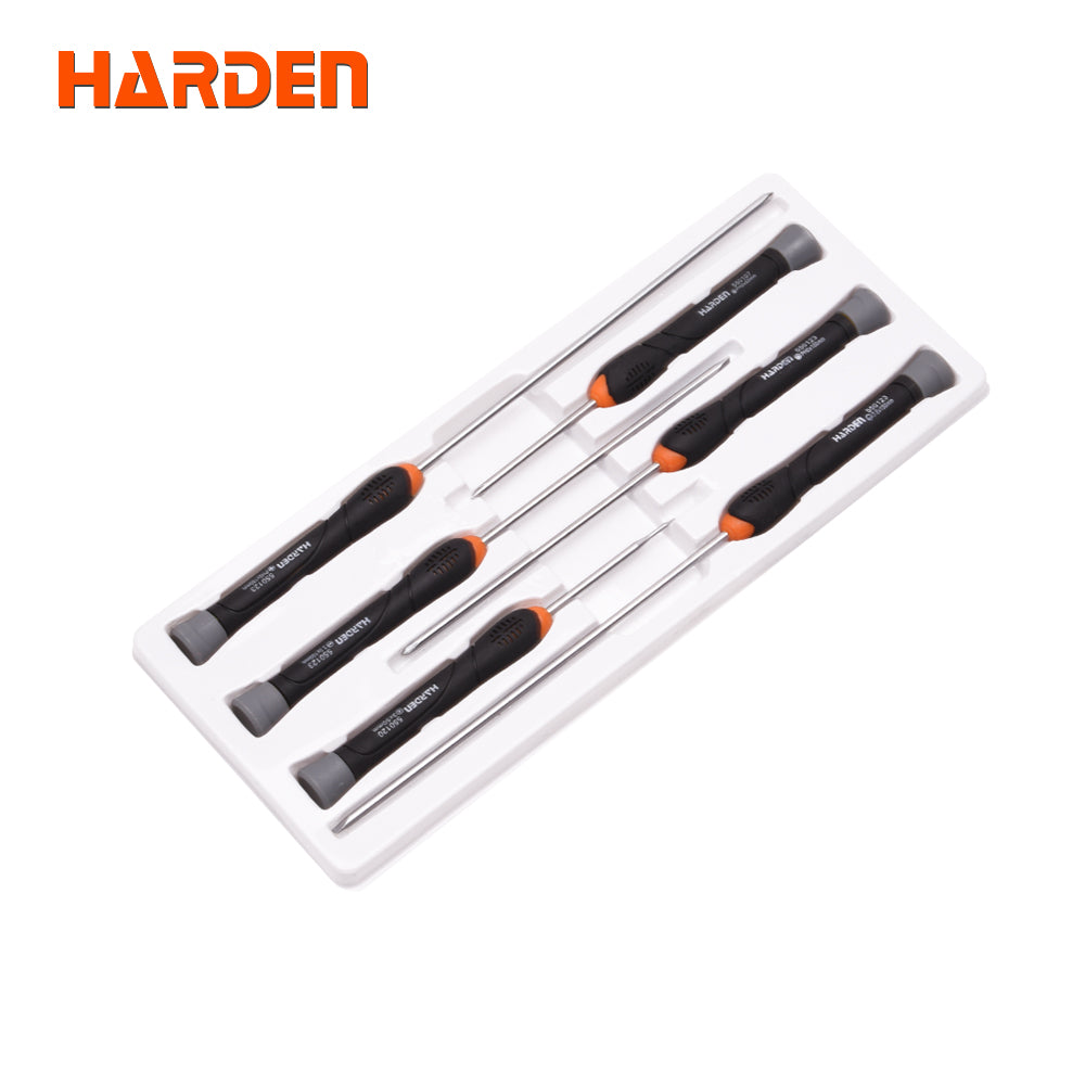 Harden 6Pcs CRV Precision Screwdriver Set 550123