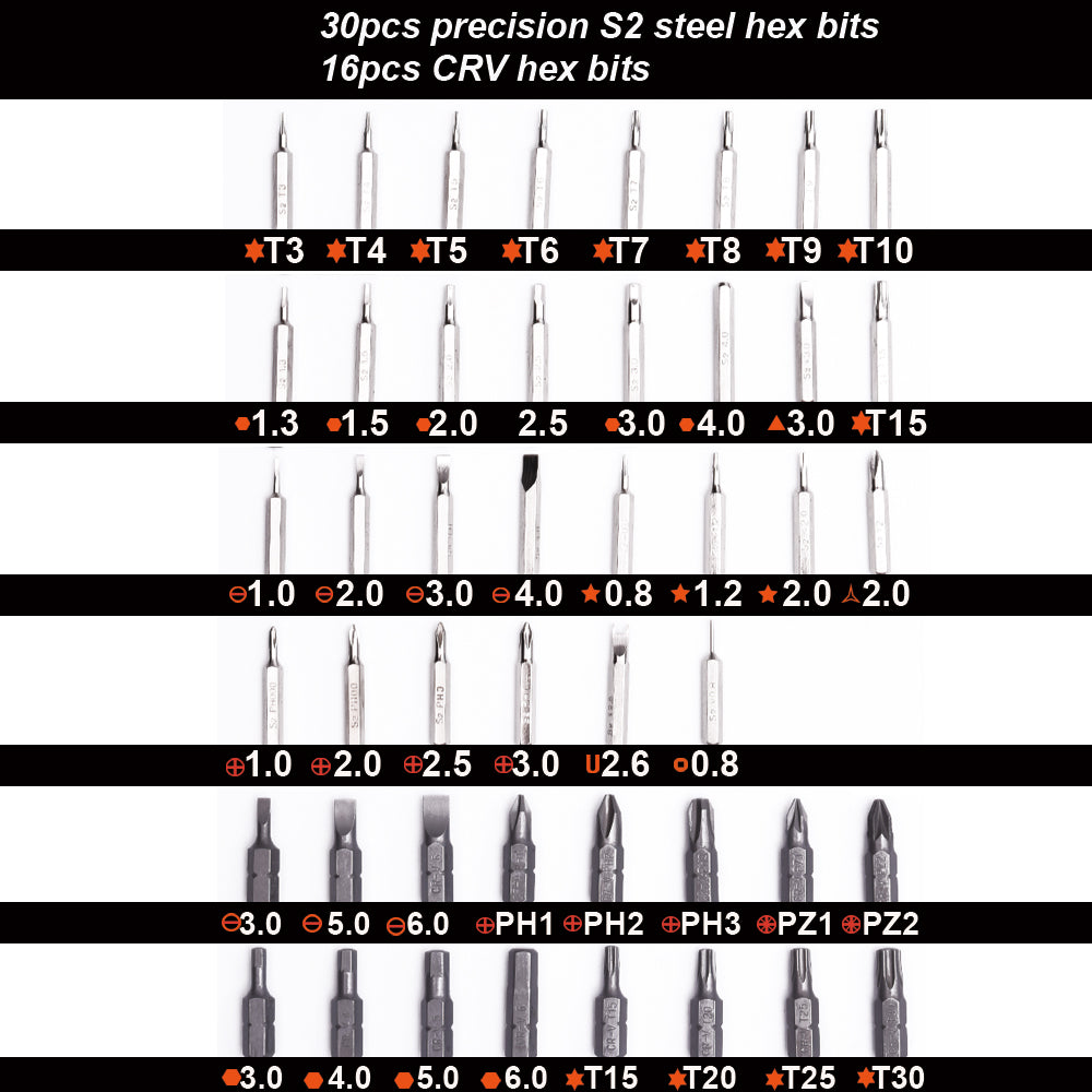 Harden 50pcs CRV Screwdriver Bit Set