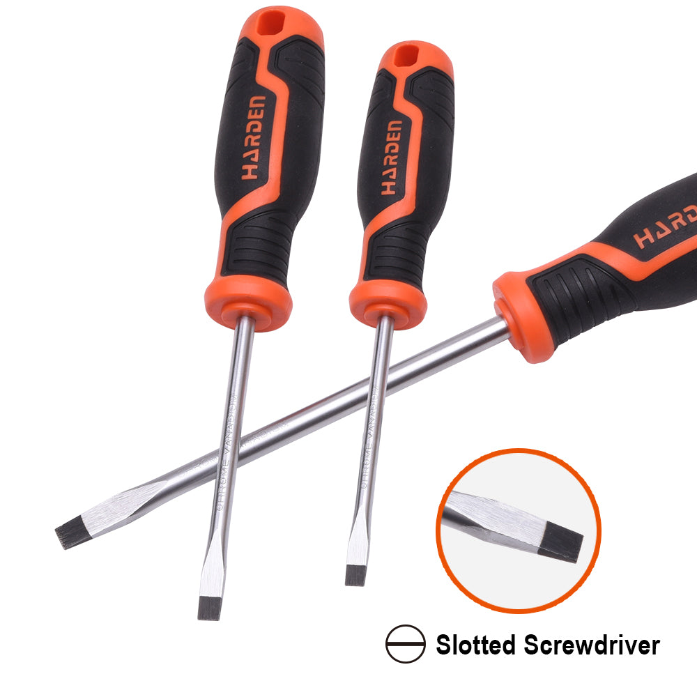 Harden Flat Screwdriver with Soft Handle 3 x 150mm