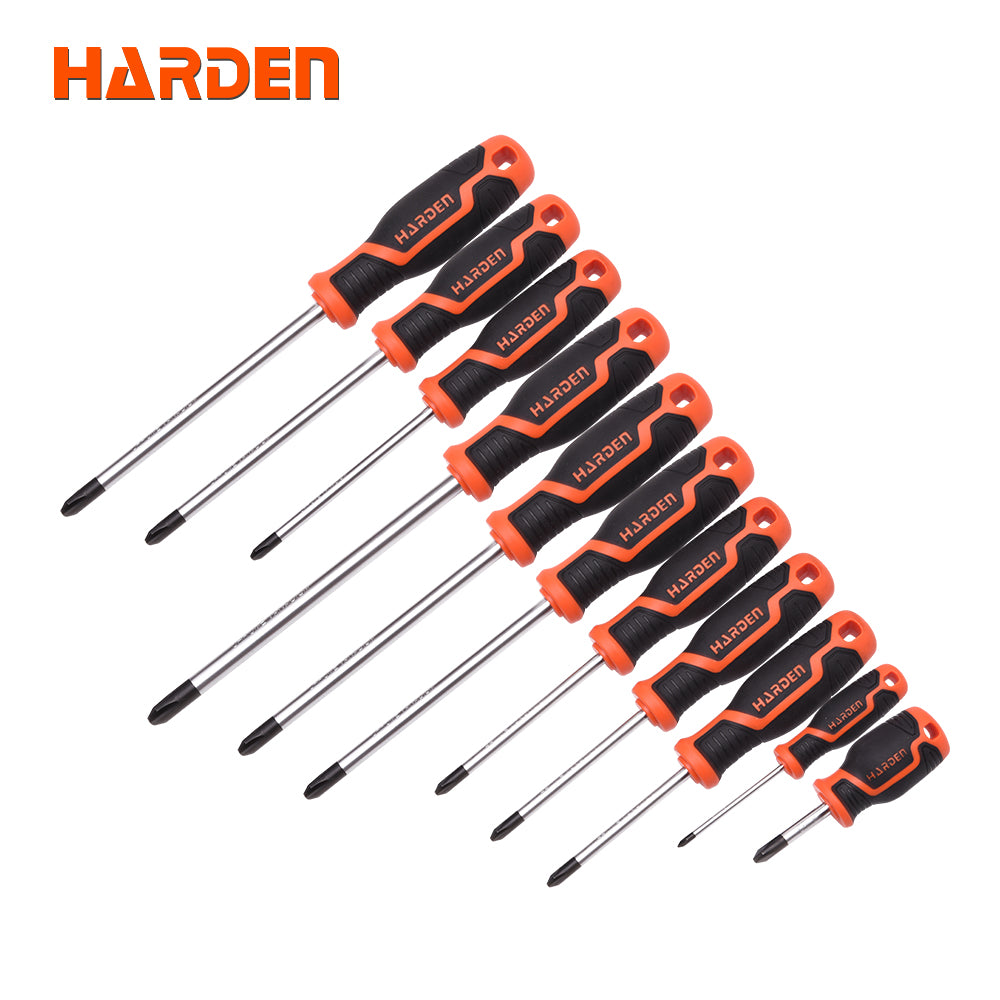 Harden Philips Screwdriver with Soft Handle
 PH1 x 100mm