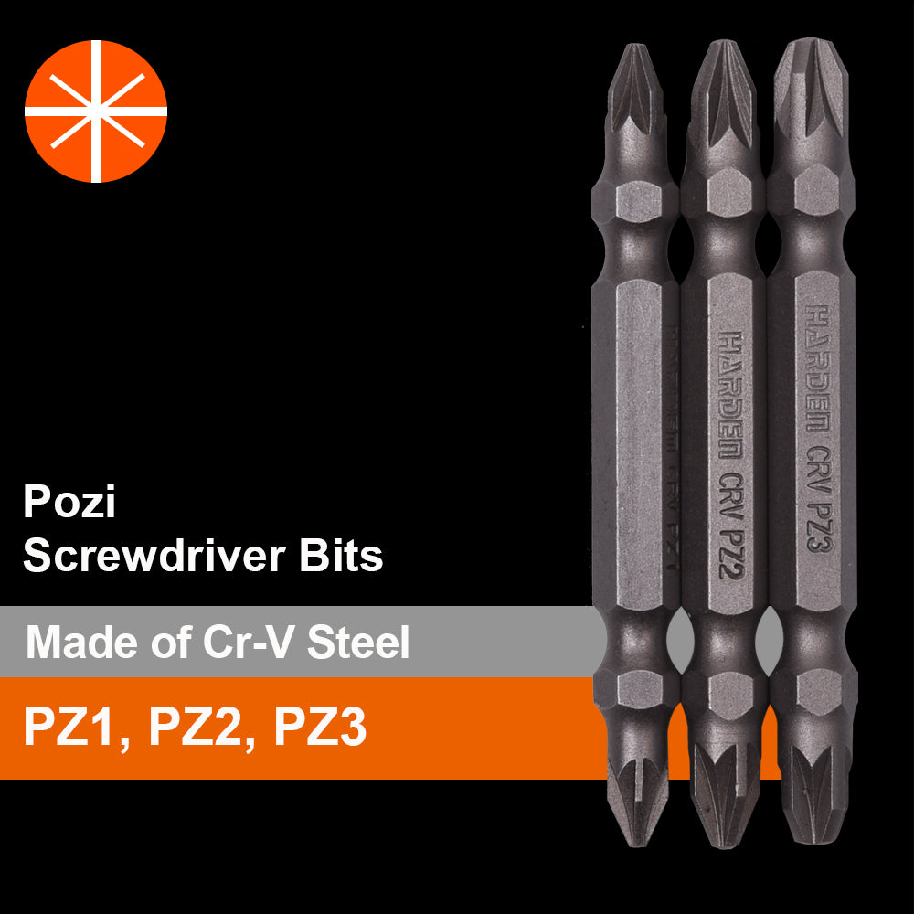 Harden 9Pcs Screwdriver Bits Set 550601