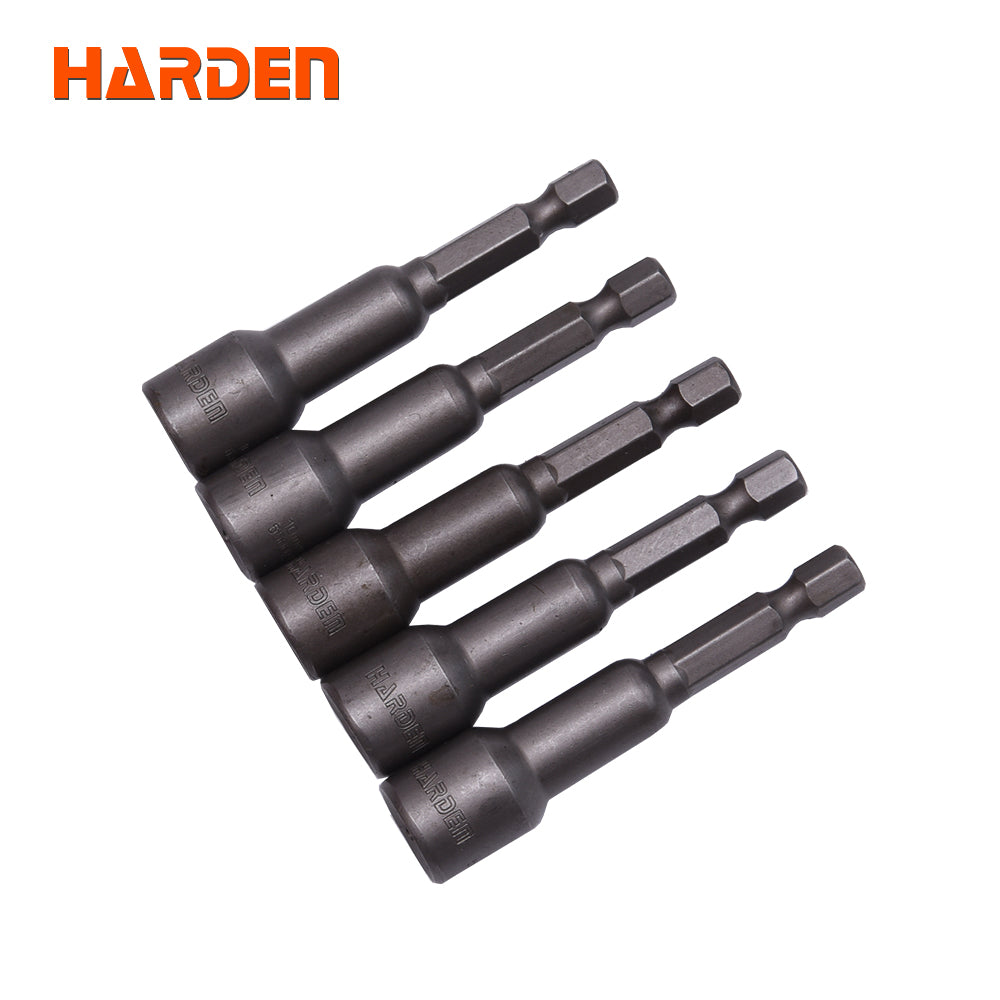 Harden 5pcs Magnetic Nut Drivers Size6mm