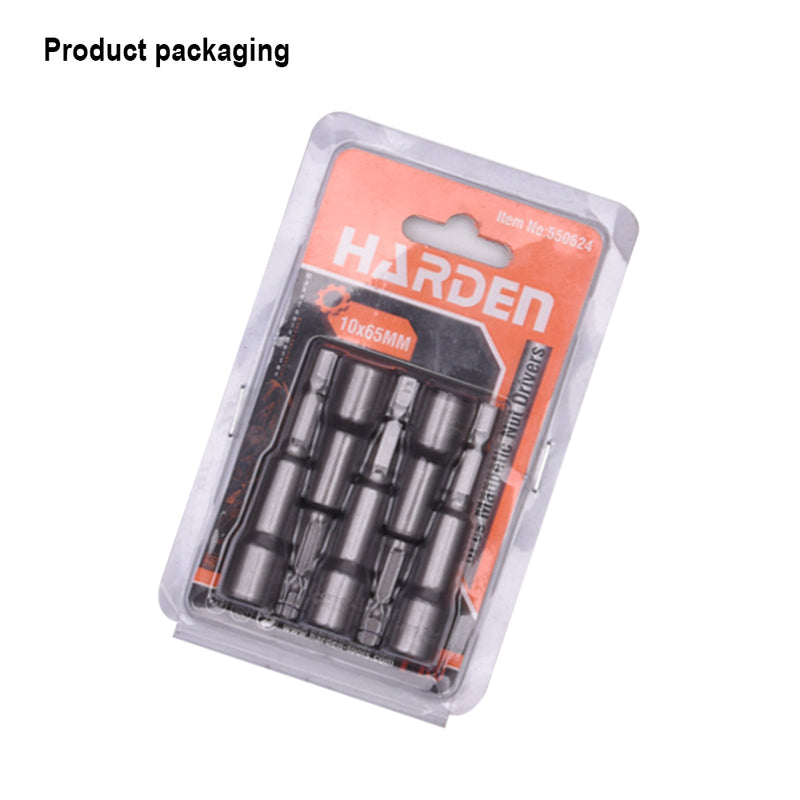 Harden 5pcs Magnetic Nut Drivers  Size12mm