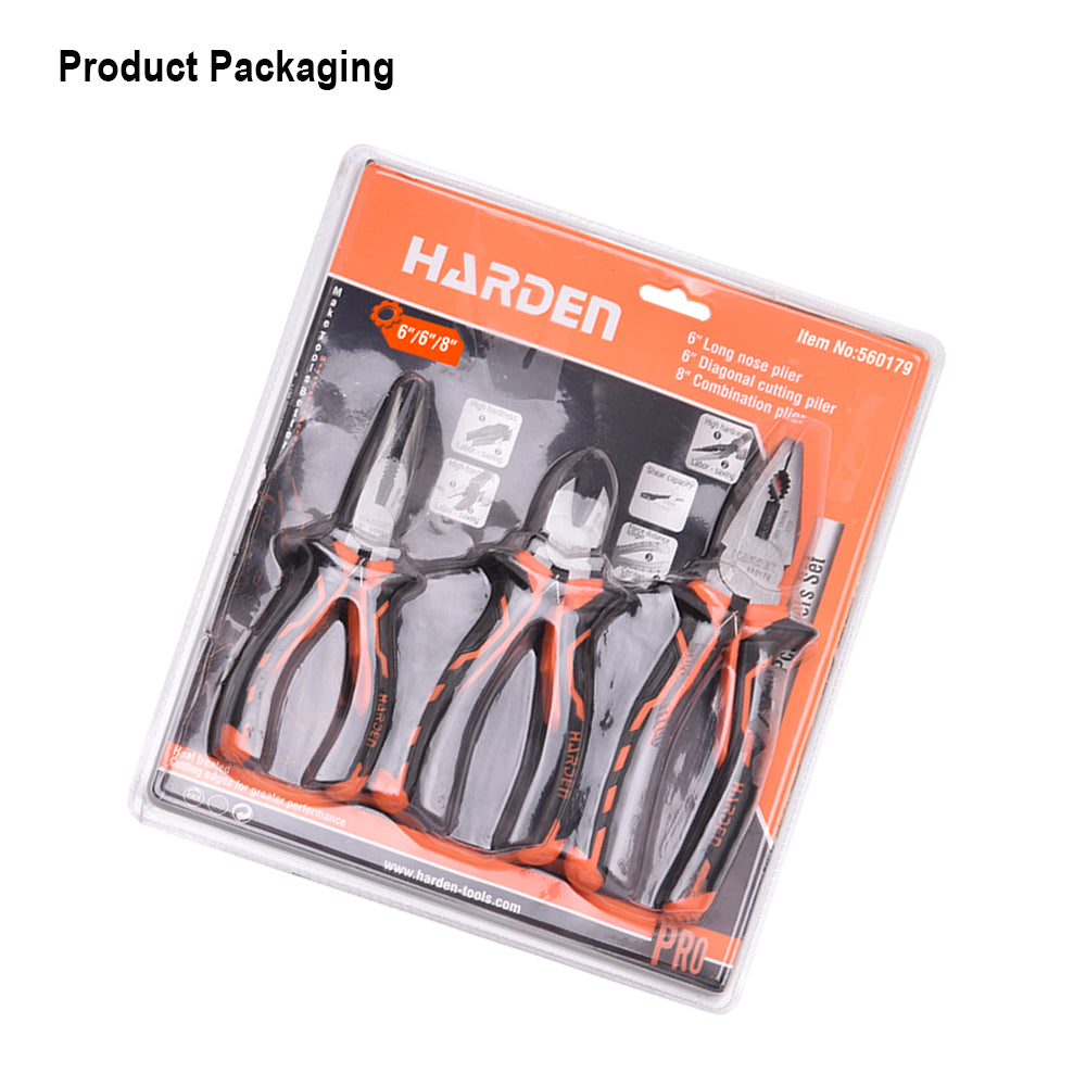 Harden 3pcs Plier Set