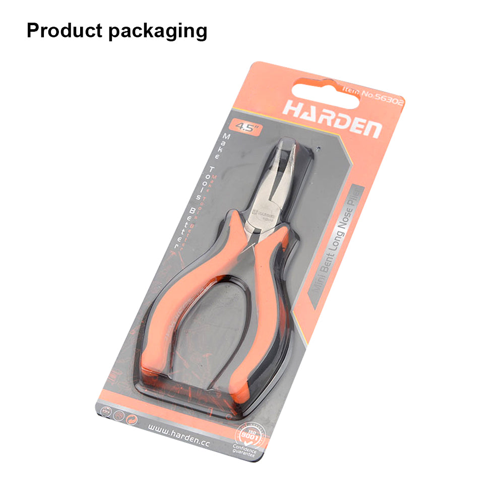 Harden Mini Bent Nose Plier 4.5"