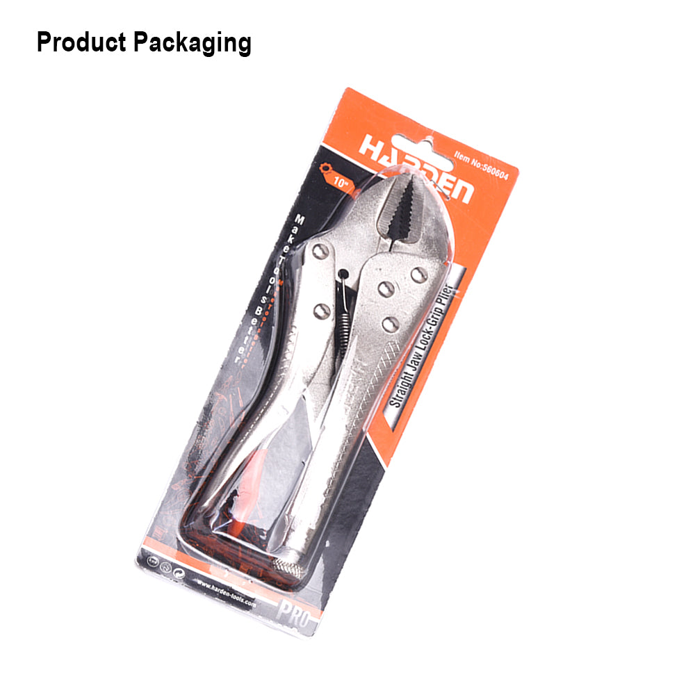 Harden Oval Jaw Lock-Grip Plier 7"