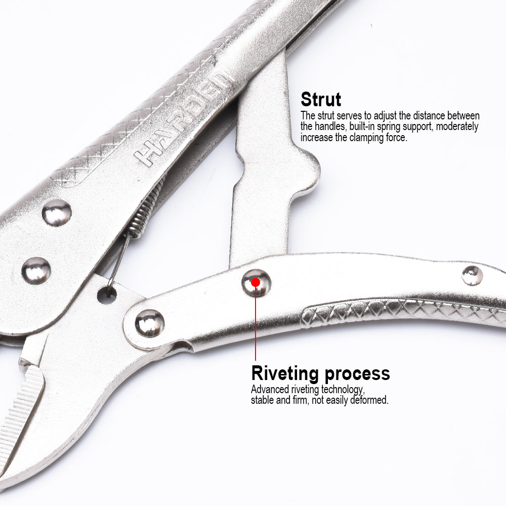 Harden Oval Jaw Lock-Grip Plier Size 10"