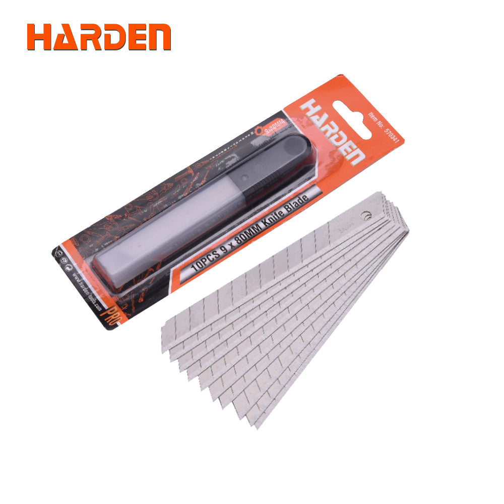 Harden 10Pcs 9x80mm Knife Blade 570341