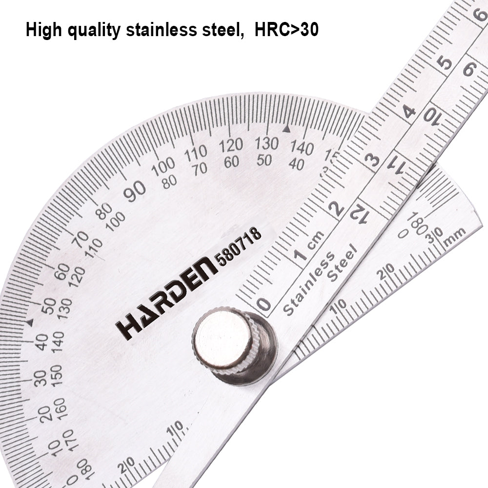 Harden Bevel Protractor Stainless Steel Size 90 X 150mm