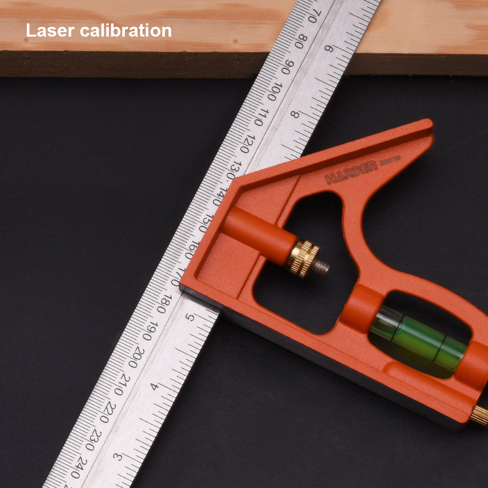 Harden Combination Square with Aluminium Base Size 300mm