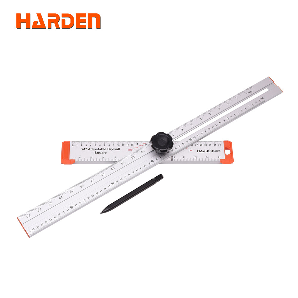 Harden 24" /600mm Adjustable T-shaped Square Ruler 580746