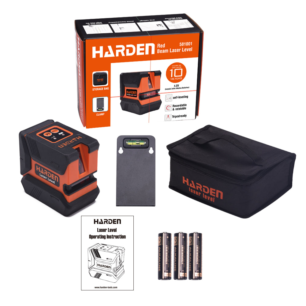 Harden Red Beam Laser Level 581001