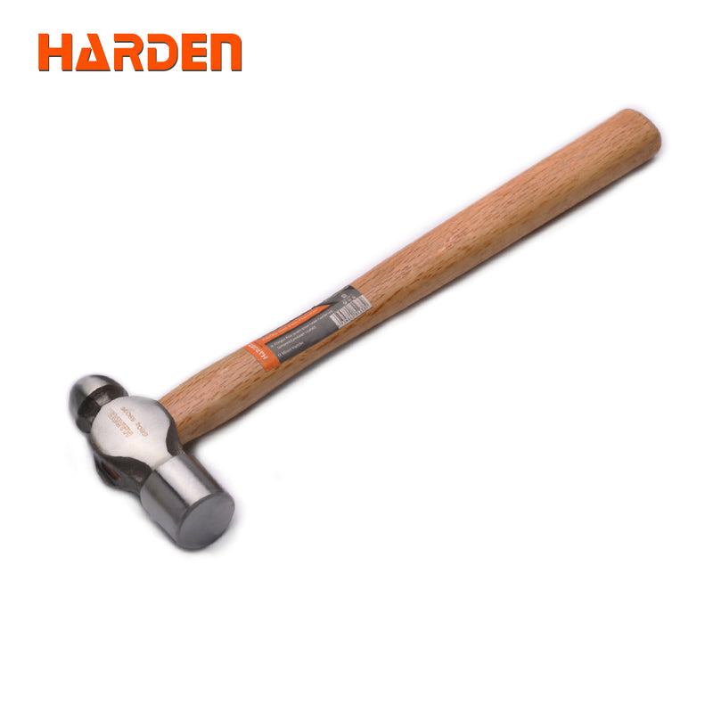 Harden Ball Pein Hammer with Oak Wood 0.45kg