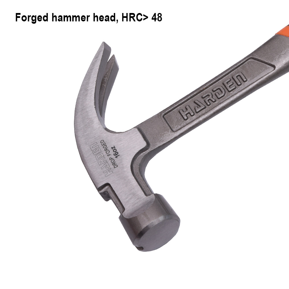 Harden 0.50kg/16oz Claw Hammer One Piece Forged