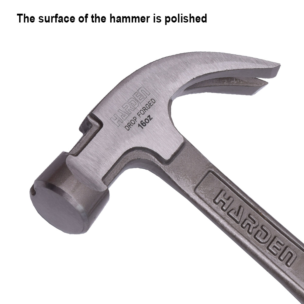 Harden 0.50kg/16oz Claw Hammer One Piece Forged