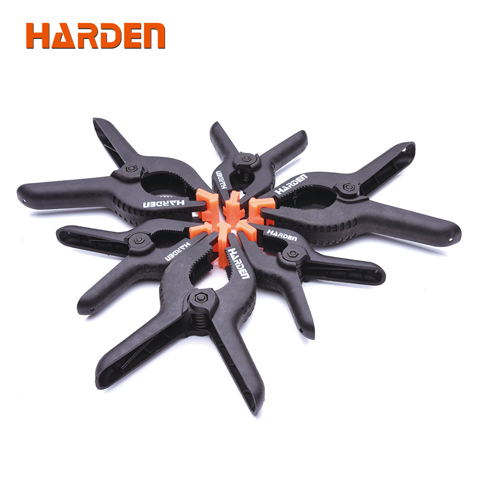 Harden 6Pc x 4" Spring Clamp Set