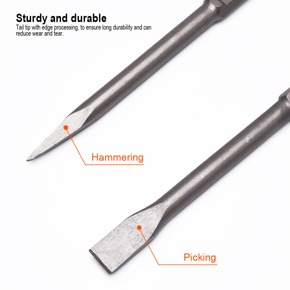 Harden 30X410mm Hex Point Chisel 610398