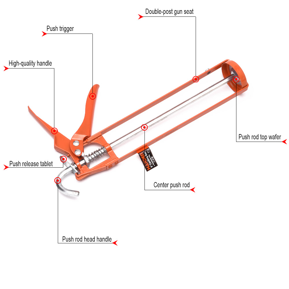 Harden 9'' Caulking Gun 620408