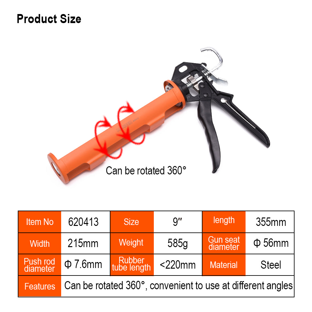 Harden 9'' Caulking Gun 620413