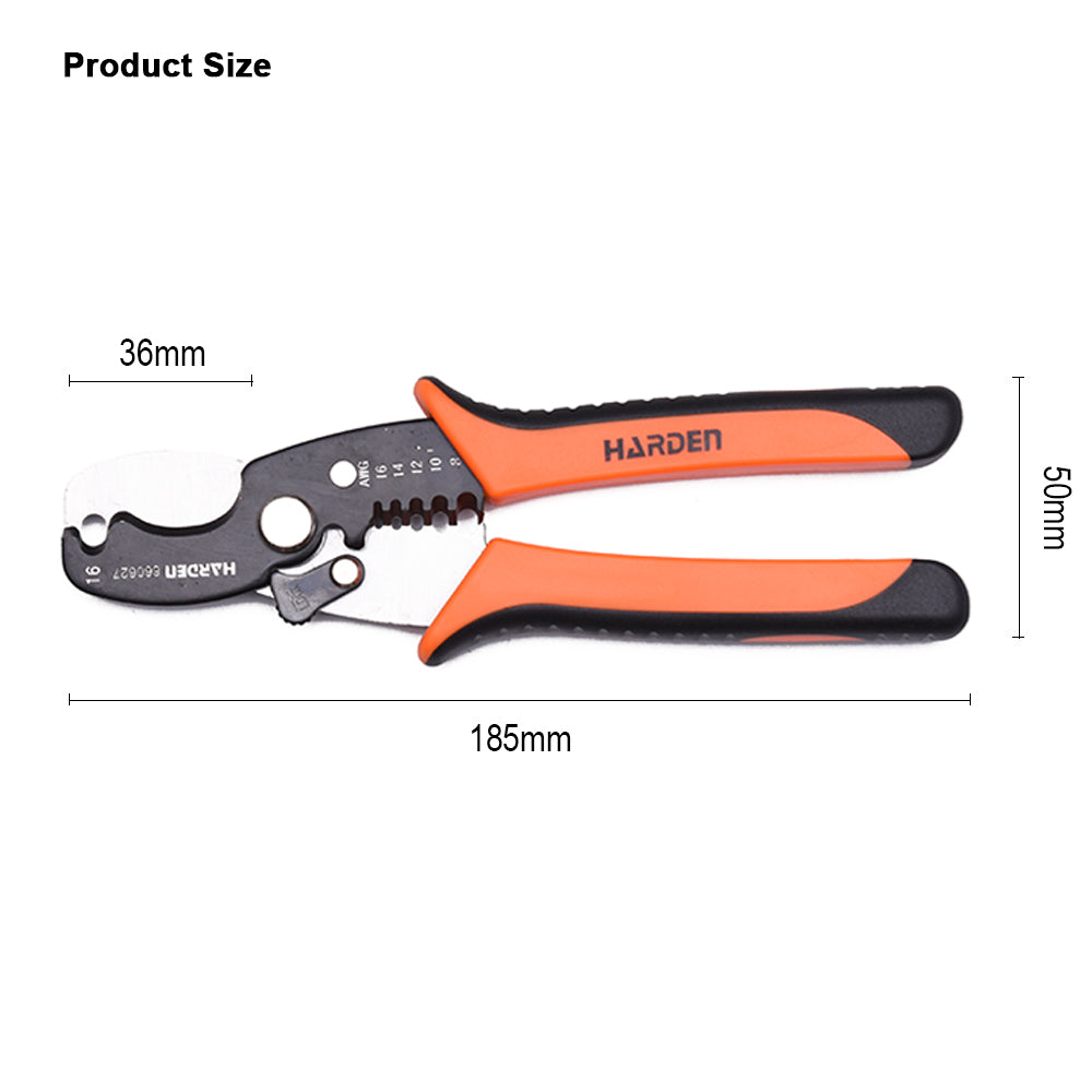 Harden Precise Stripping Knife Hole 8"