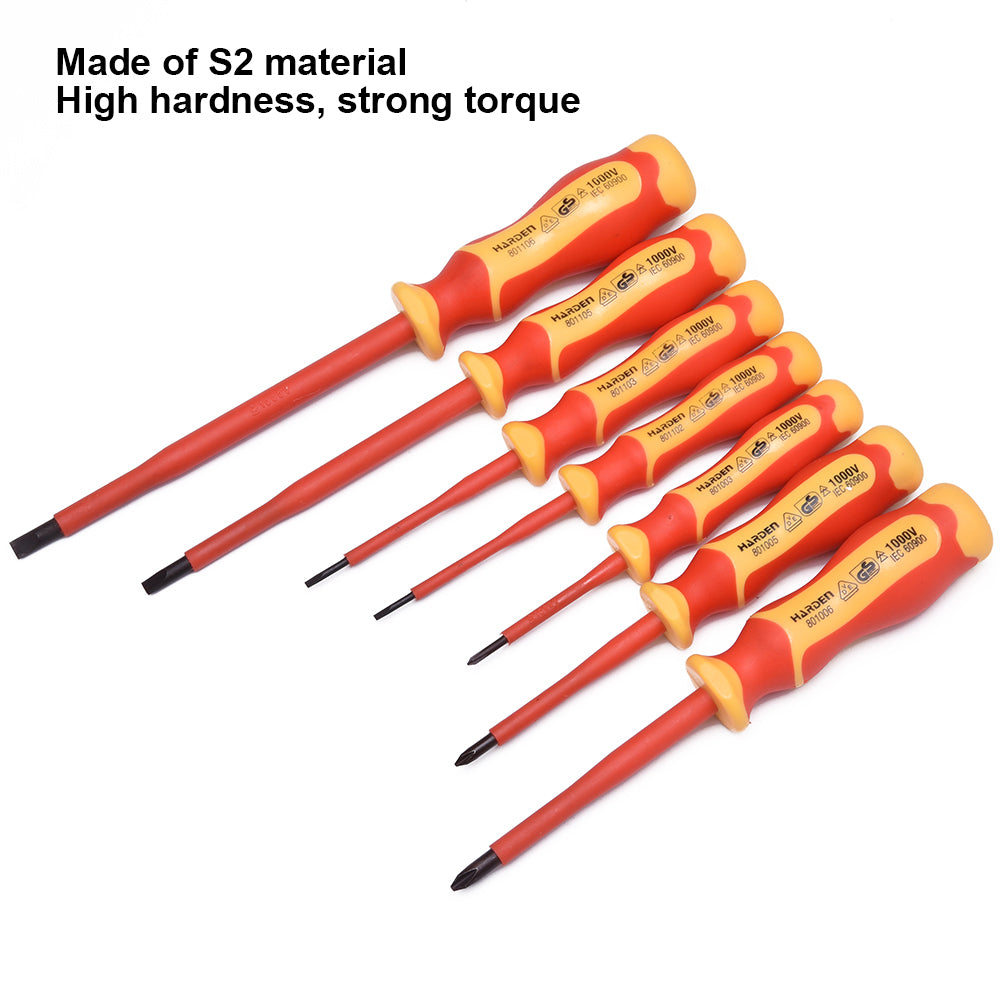 Harden 8Pcs Insulated Screwdrivers Set 802008