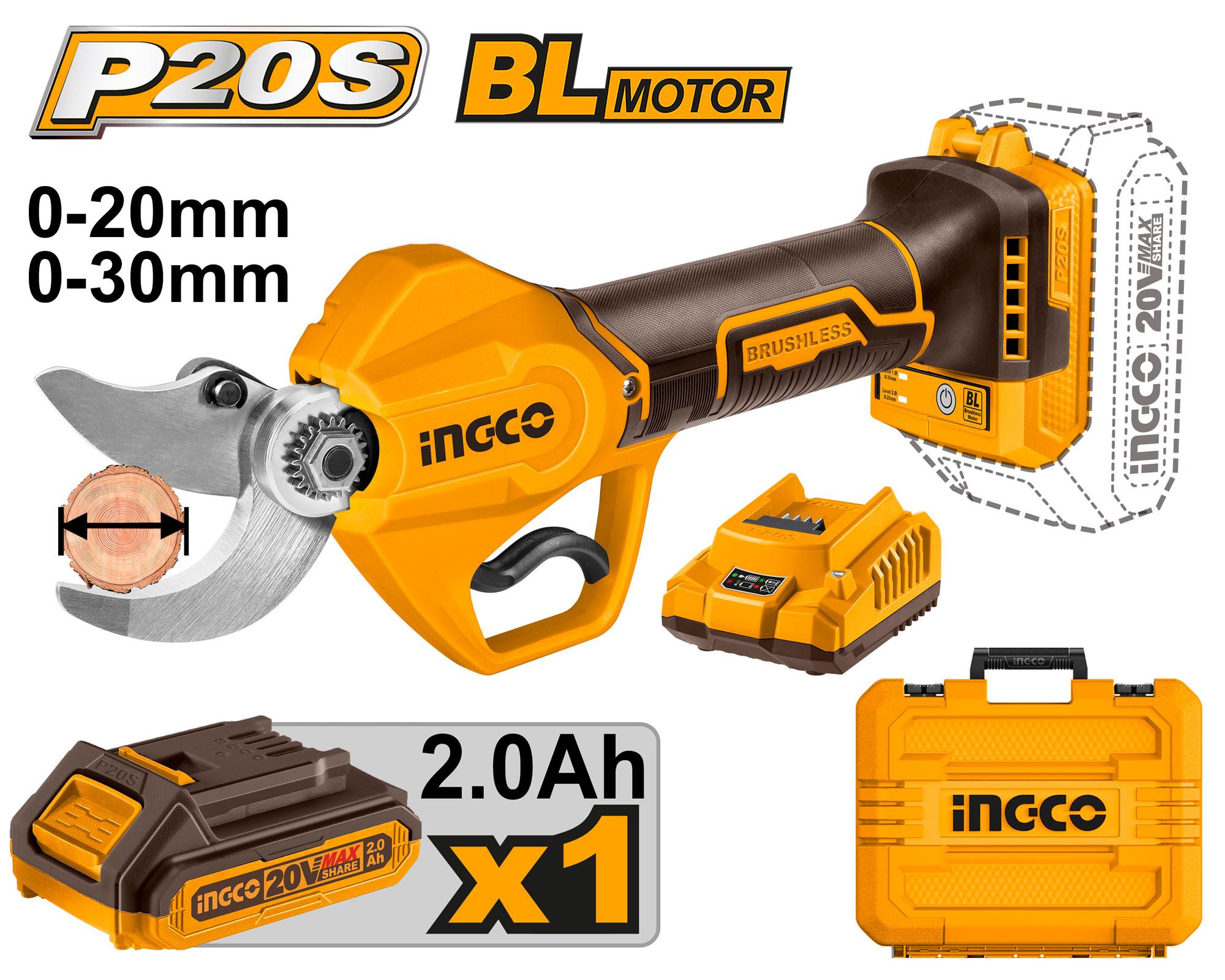 Ingco Cordless gauge straight shear 20V CSSLI203083