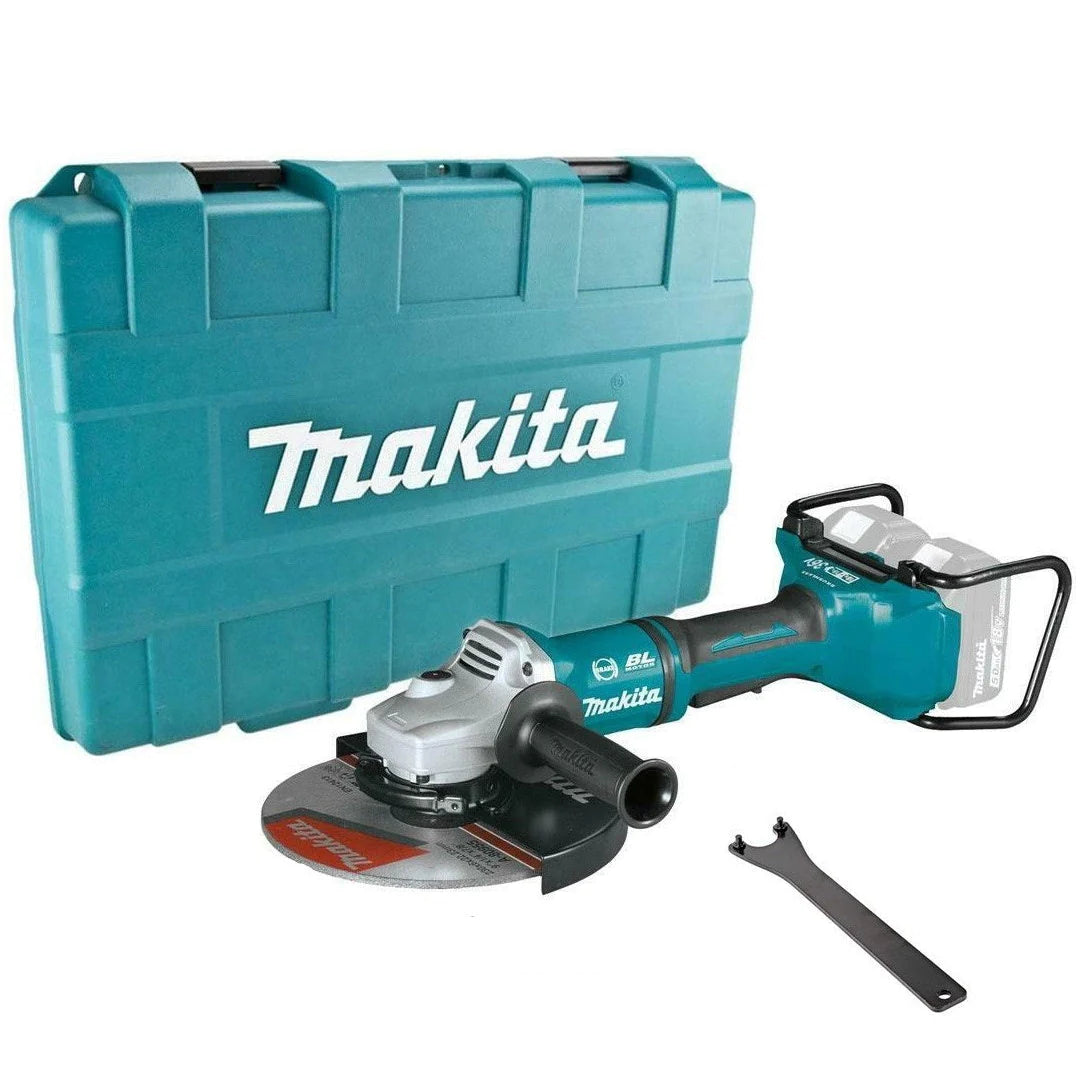 Makita Cordless Angle Grinder Two Batteries 9" 36v DGA900