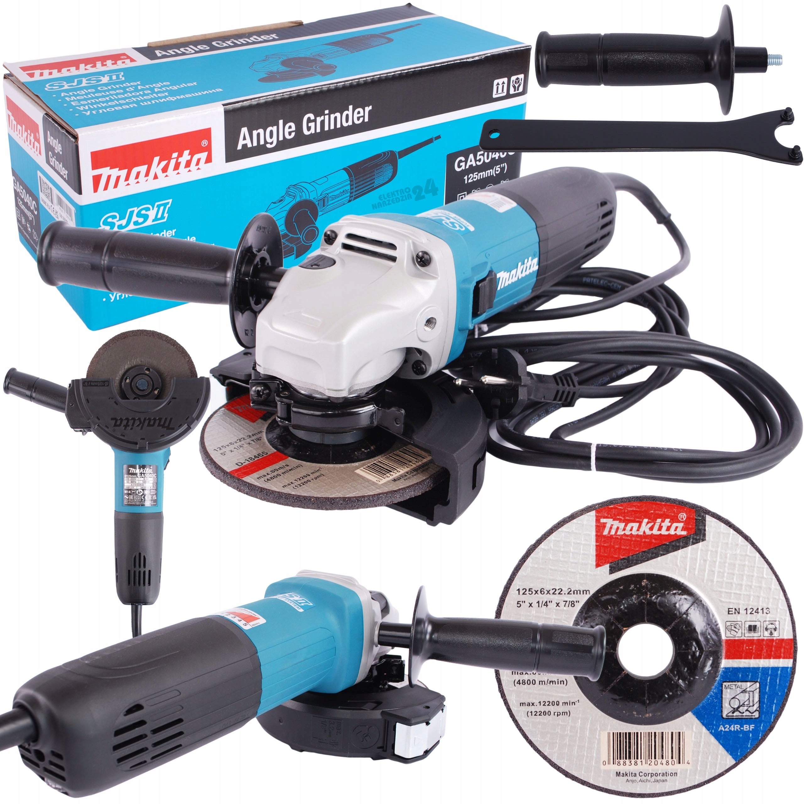 Makita 5'' Angle Grinder 1400W GA5040C