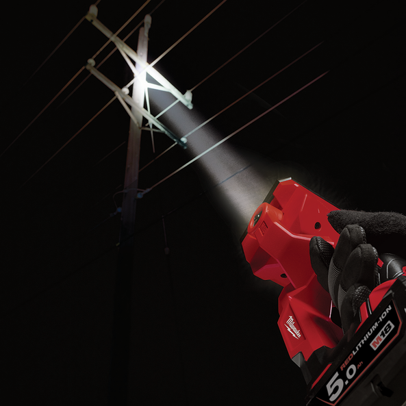 Milwaukee LED Search Light 18v without battery M18SLED‐0