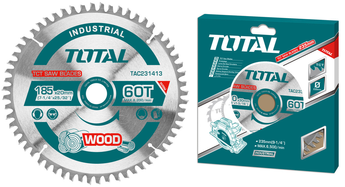 Total TCT saw blade 185mm TAC231413