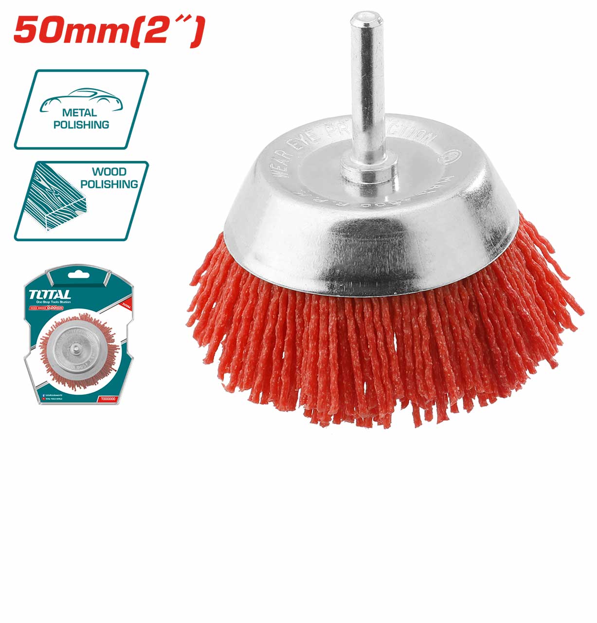 Total Nylon brush 50mm TAC33025