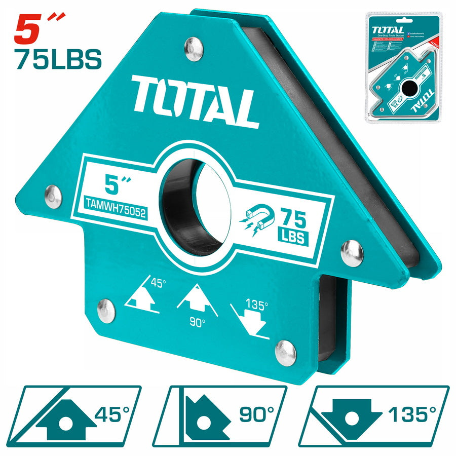 Total Magnetic welding holder 75lbs 5" TAMWH75052