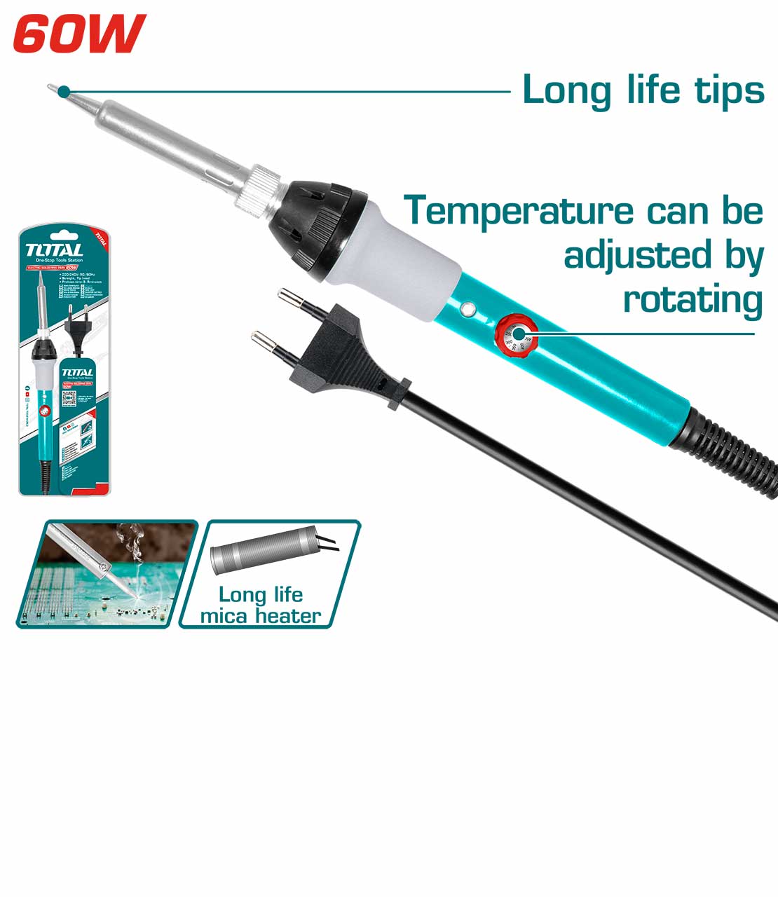 Total Electric soldering iron 60W TET160831