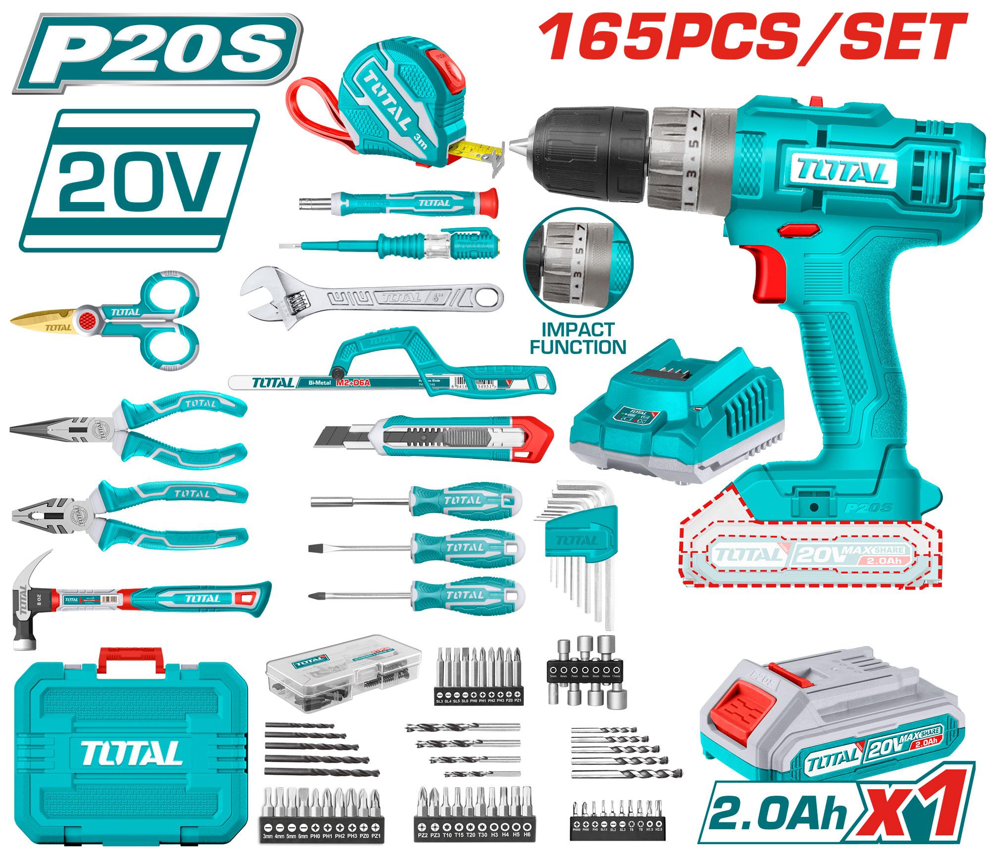 Total 165 Pcs Tools set THKTHP11652