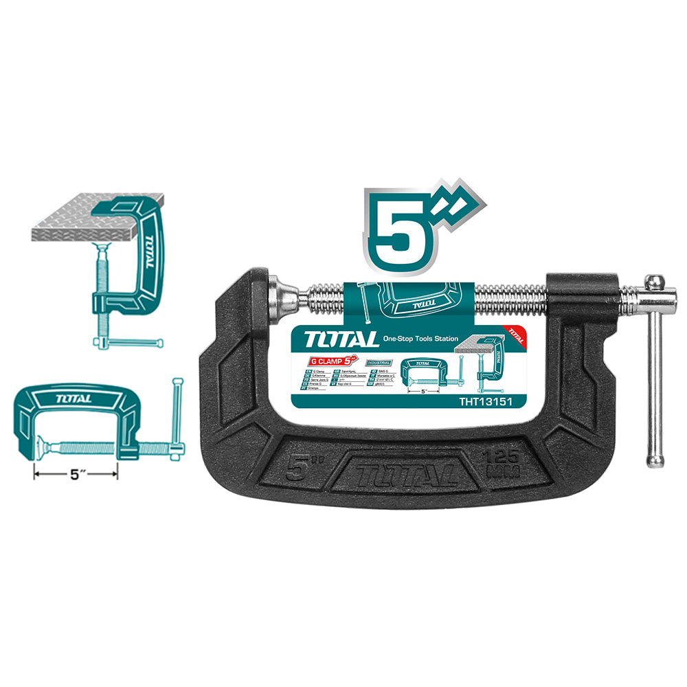 Total G clamp 5" THT13151