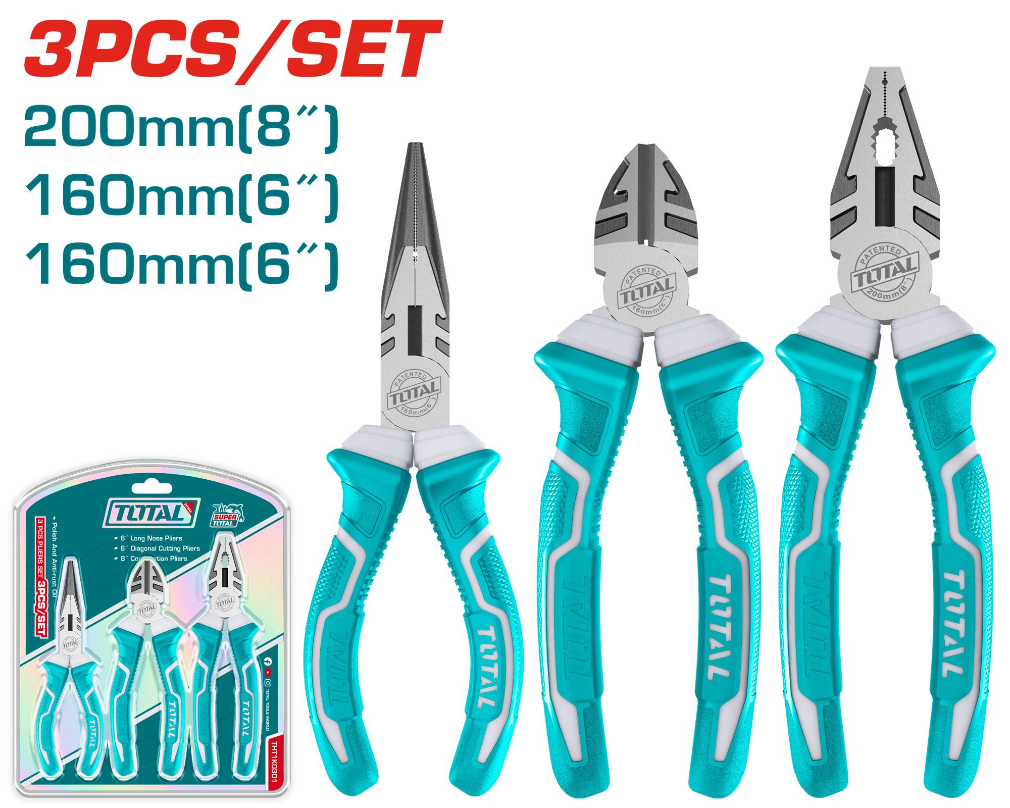 Total 3 Pcs pliers set  THT1K0301