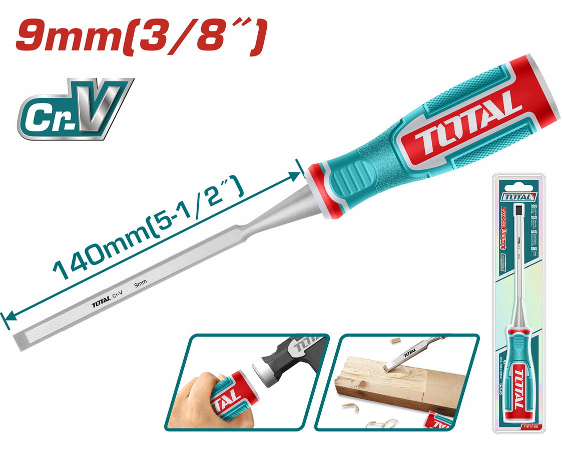 Total Wood chisel 9mm THT4196