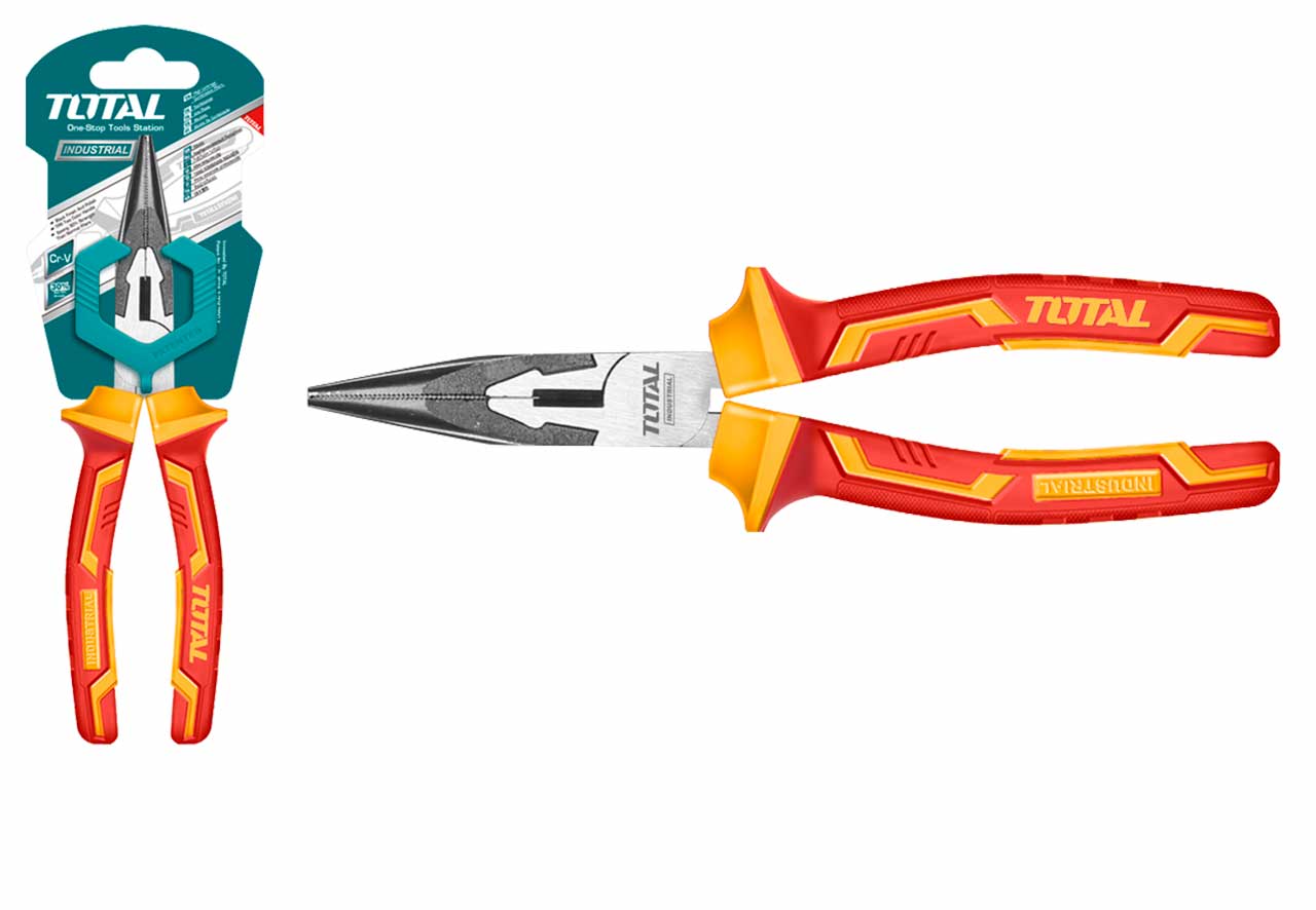 Total Insulated long nose pliers 6inch THTIP2361