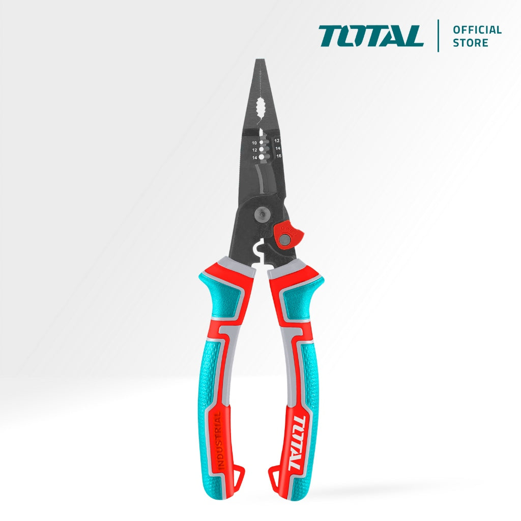 Total 6-in-1 Multi- function long nose pliers 8inch THTMF286