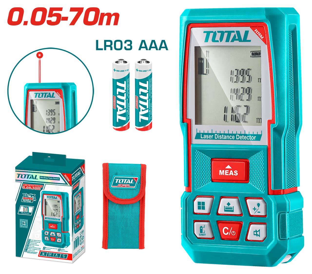 Total Laser distance detector 70M TMT57026