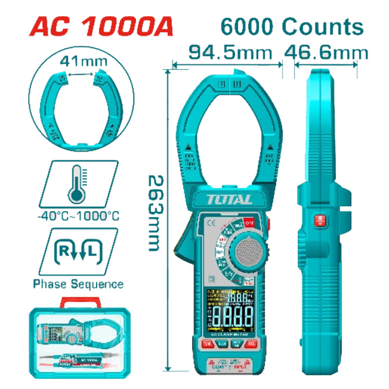 Total Digital AC clamp meter TMT7610001