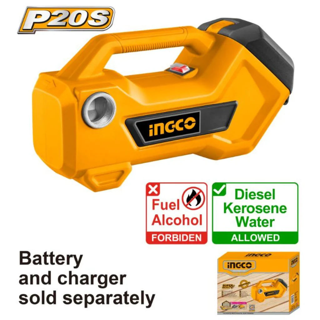 Ingco Cordless transfer pump 20V TPLI2001