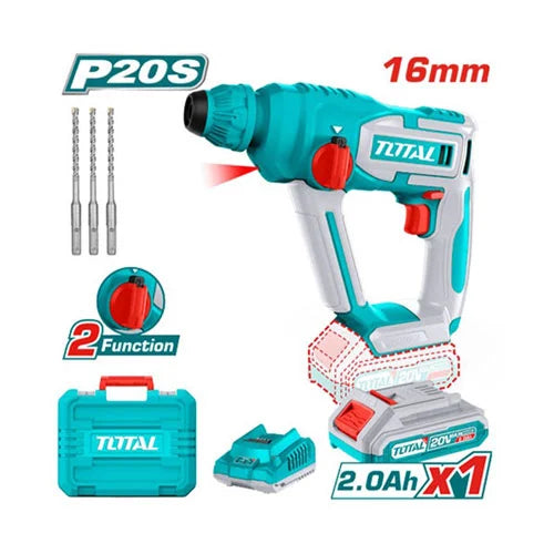 Total Cordless rotary hammer 20V TRHLI201681