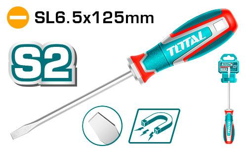 Total Slotted screwdriver SL6.5 125mm TSDSL6125